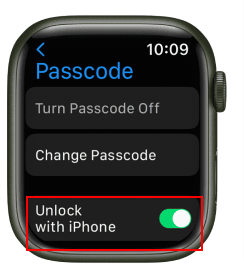 Unlock with iPhone from Apple watch