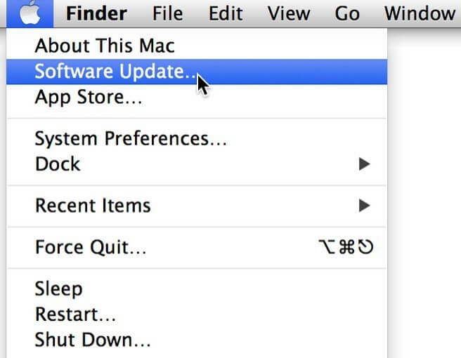 software updating mac