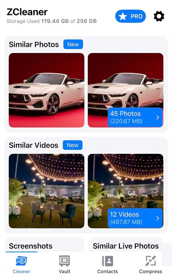 Use ZCleaner for iPhone